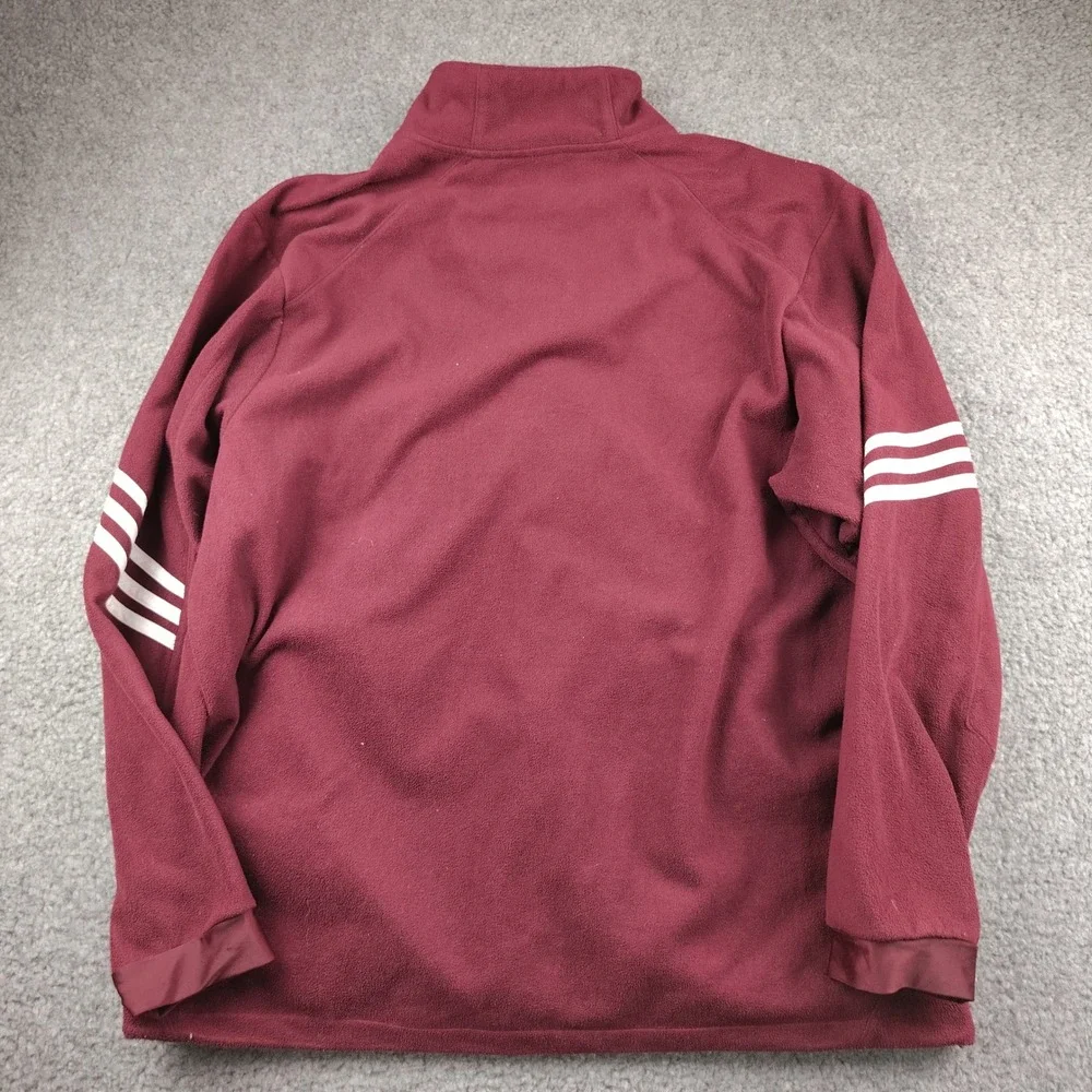 Adidas ClimaWarm Texas A&M Aggies Fleece Jacket Mens Medium Maroon Full Zip ATM